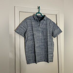 Grey and white Merona short sleeve polo shirt
Size Large
In great condition